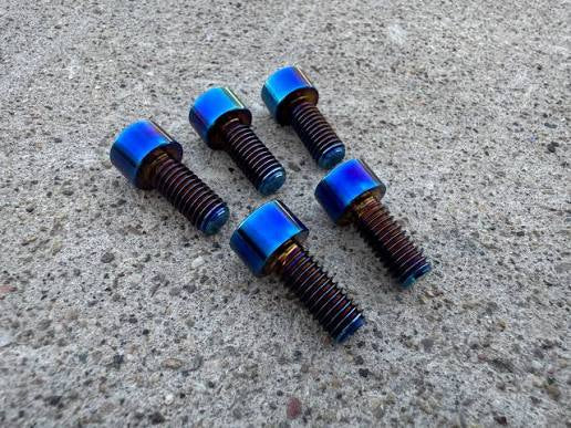 Titanium Rear Sprocket Bolts (5)