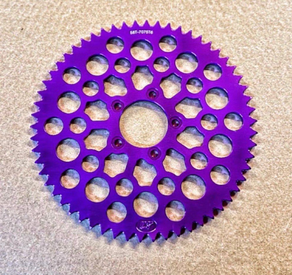 Surron LBX 54 Tooth Upgraded Renthal Style Sprocket With Chain (For Faster Acceleration & Wheelies)