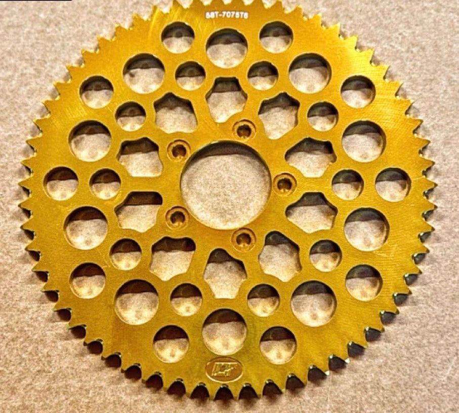 Surron LBX 54 Tooth Upgraded Renthal Style Sprocket With Chain (For Faster Acceleration & Wheelies)