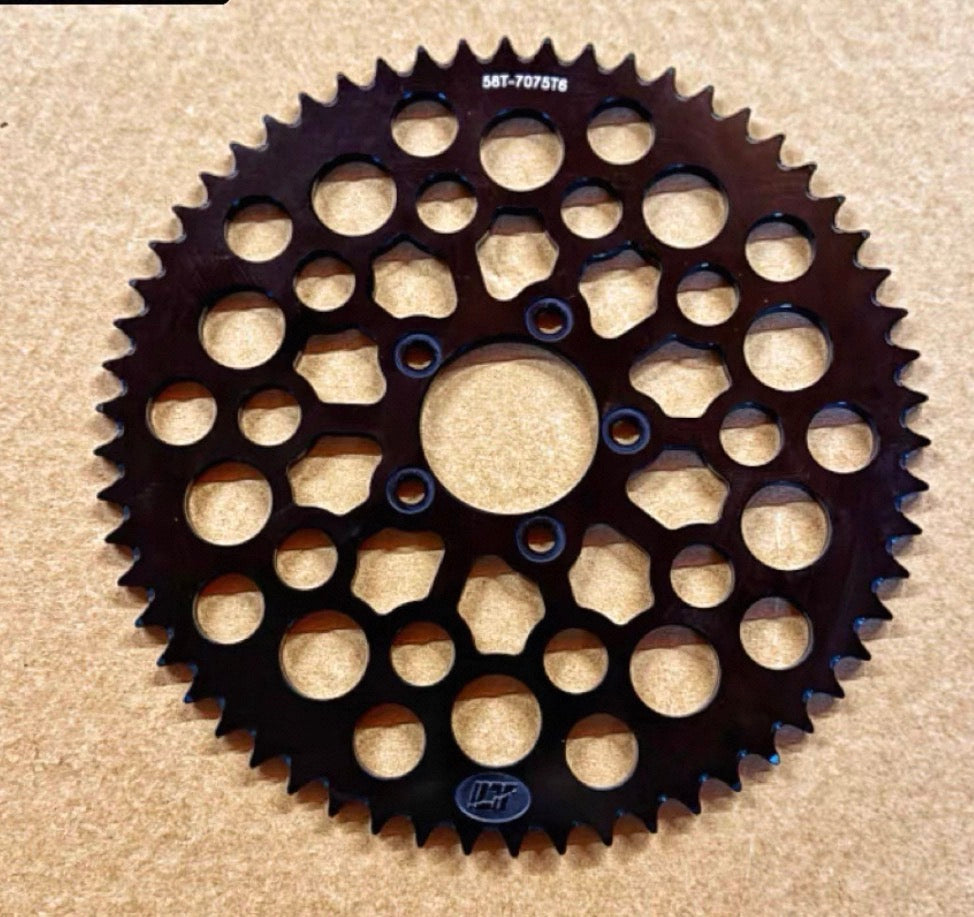 Surron LBX 54 Tooth Upgraded Renthal Style Sprocket With Chain (For Faster Acceleration & Wheelies)