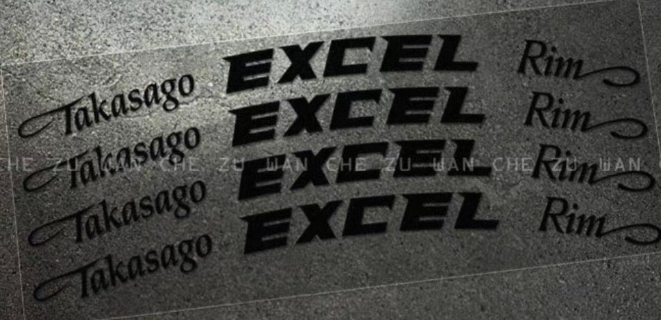 Excel Rim stickers
