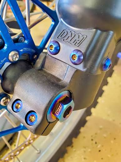 Titanium Front Shock Absorber Bolts (4)