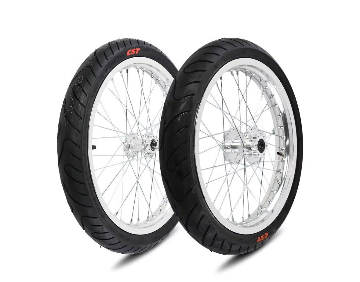 Chrome LBX Supermoto Wheel Set 17’
